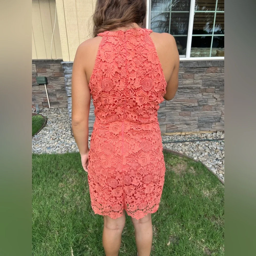 Lulu’s Crochet Mini Dress (Medium) - Picture 4 of 5